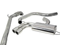 Audi A3 (8P) 2.0 TFSI 2WD (3 & 5-dörrars) 04-12 Turboback-sportavgassystem (Med De-Cat & Ej Ljuddämpat) Cobra Sport